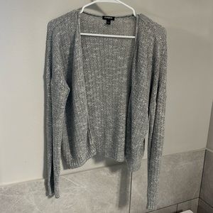 Gray Express Cardigan
